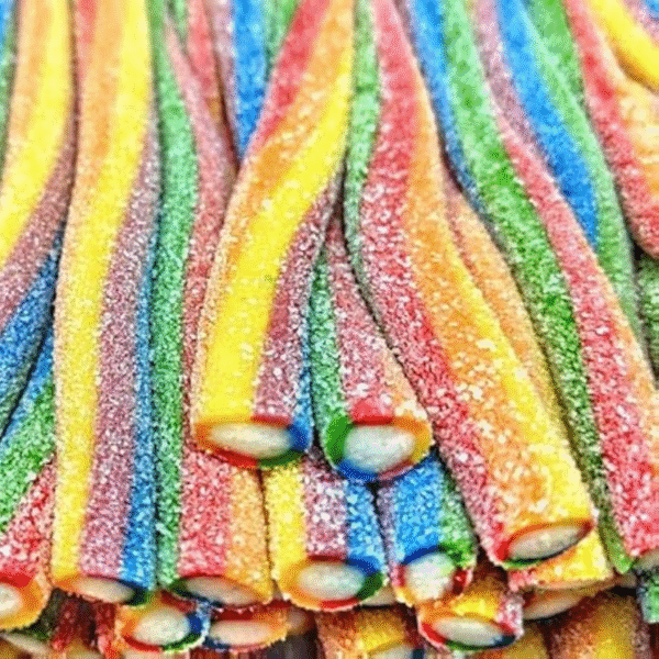 18. Fizzy Rainbow Pencils
