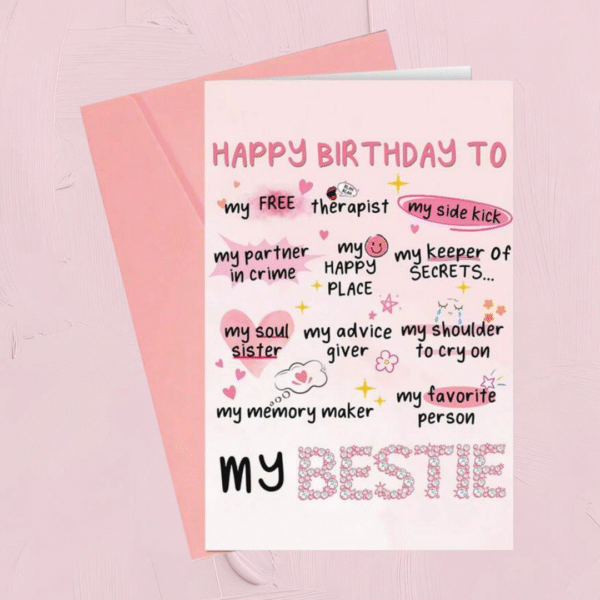 Bestie Pink Gift Card