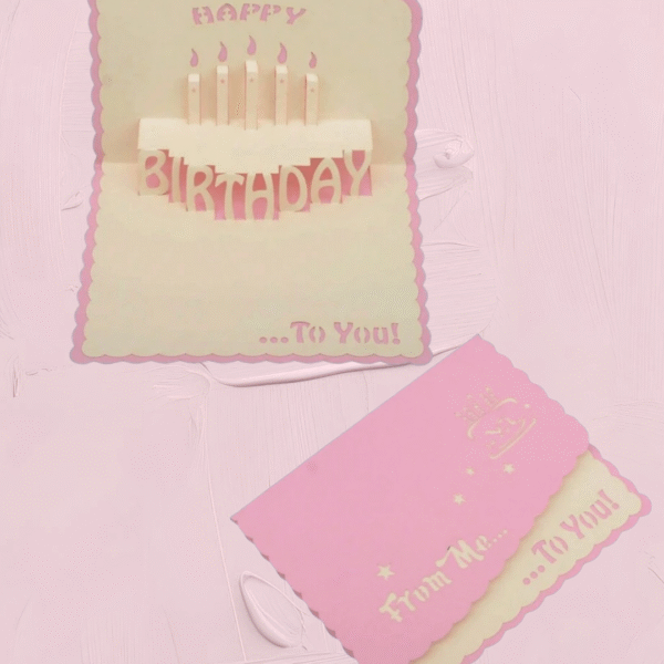 3D Birthday Gift Card