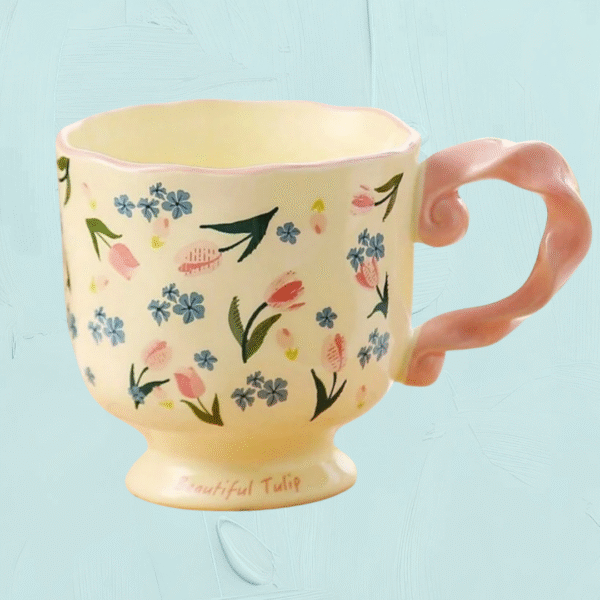 Floral Pink Candy Cup