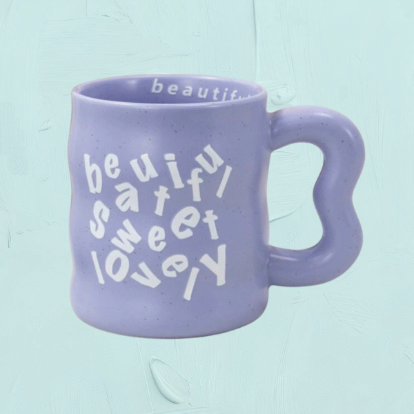 Curvy Purple Candy Cup