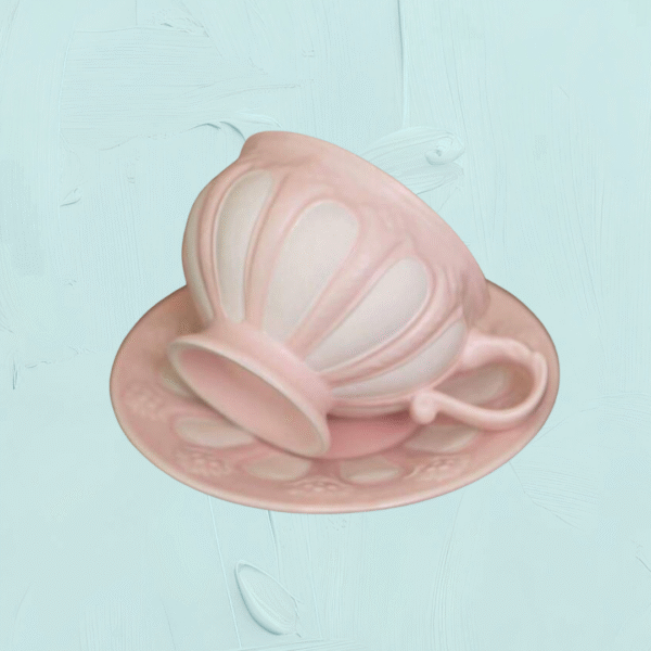 Classic Pink & White Candy Cup